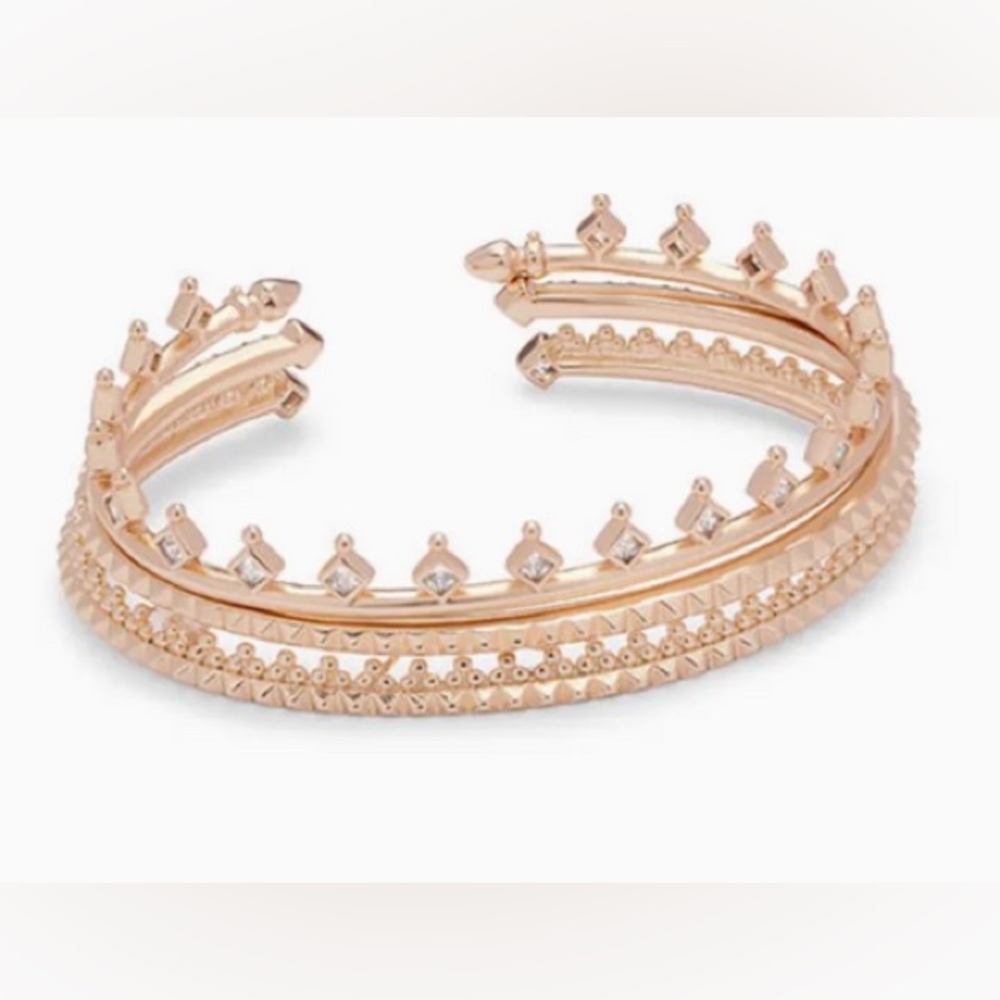 Kendra Scott Rosegold Bracelet Set